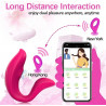 Vibrador parejas clip pulso de aire succión vibrador app