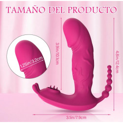 Triple  multiorgásmico anal vaginal y pulso de aire conejo RABBIT con app desde tu celular