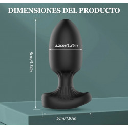 Vibrador plug anal app masajeador control desde celular  robust 1