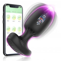 Vibrador plug anal app...