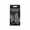 Rear Assets - Tapered  Small Gunmetal Black plug aluminio dilatador