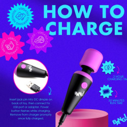Mini wand 10x ultra powerful  Bang mini vibrador wanachi