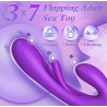 Linguini vibrador multiorgásmico con movimiento de lengüeteo