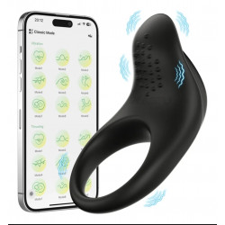 Ring tongue anillo recargable de silicón control app desde teléfono celular