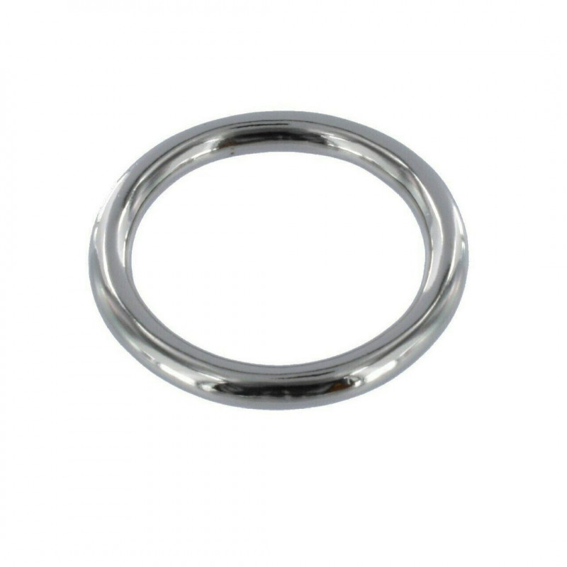 Anillo de acero inoxidable diámetro 50 mm 80gr 8 mm