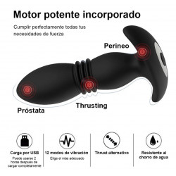 Plug anal sube y baja con control desde tu cel descarga su app