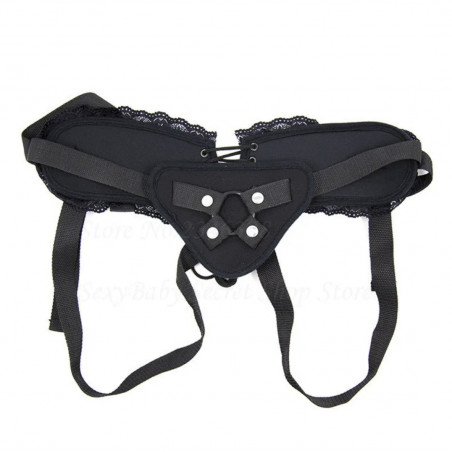 arnés Corset con 3 anillos de acero inoxidable