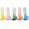 Dildo xl bicolor gel flexible