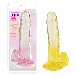 Dildo xl bicolor gel flexible