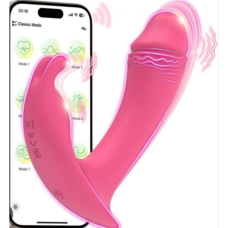 Panty RABBIT vibrador multiorgásmico vaginal vulva recargable app