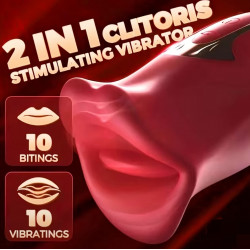 Beso francés ELLA  vibrador moviendo succion y vibración