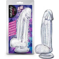 Bling dildo con gliters 7.5...
