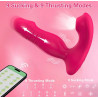 ele 2 stroker vibrador multiorgásmico sube y baja control app pulso de aire