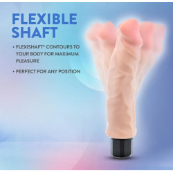 Big easy au naturel 9" vibrating dildo vibrador  REALISTA sensación como la piel