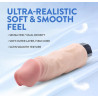 Big easy au naturel 9" vibrating dildo vibrador  REALISTA sensación como la piel