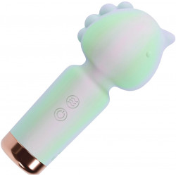 Unicorn dreams  handheld vibrador wanachi recargable forma de unicornio potente