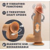 Dr Phillips  8.5 dildo sube y baja gira y vibra dr skin