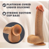 Dr Phillips  8.5 dildo sube y baja gira y vibra dr skin