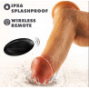 Dr Phillips  8.5 dildo sube y baja gira y vibra dr skin