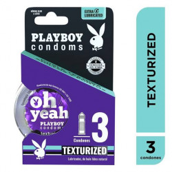 Playboy textured caja con 3...