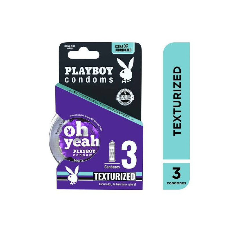 Playboy textured caja con 3 piezas