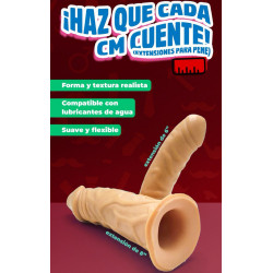 Fundas para pene stys  6" y...