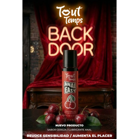 Back door lubricante anal base agua con sabor 30 ml