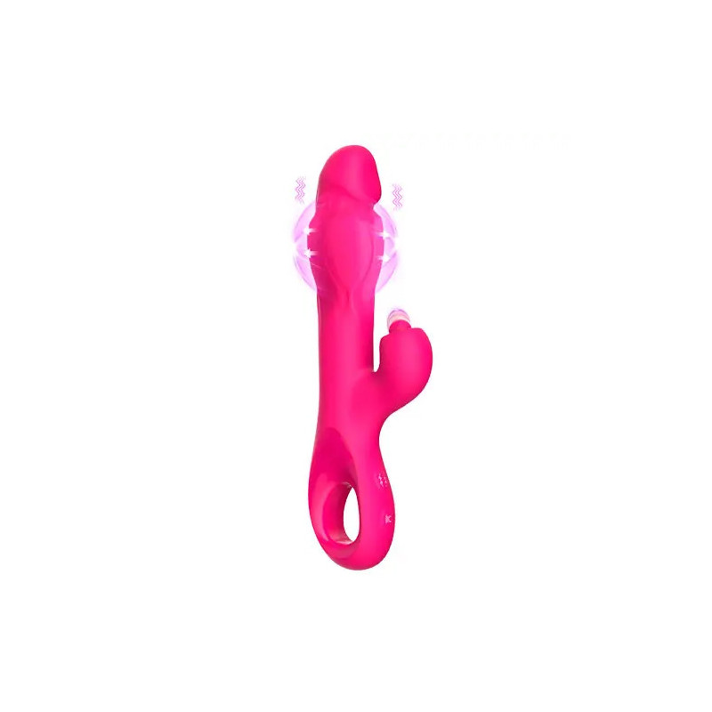 JINNI Spot Tapping & Expanding Vibrador que se expnde y golpetea