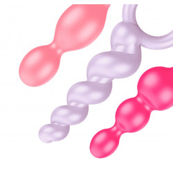 Kit  3 Plugs anal booty call  satisfyer