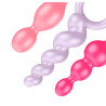 Kit  3 Plugs anal booty call  satisfyer