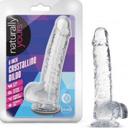 Dildo crystalline 6 inch