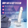 Dildo crystalline 6 inch
