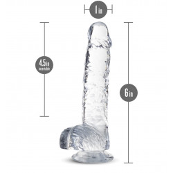 Dildo crystalline 6 inch