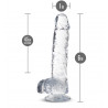 Dildo crystalline 6 inch