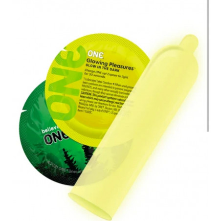 Condon brilla en la oscuridad glow in the dark one