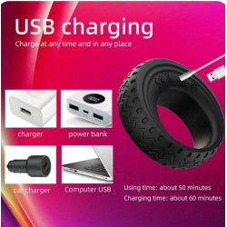 Anillo vibrador Tire llanta bump orgasm control app celular