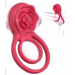 Anillo flor de loto 2 vibrador