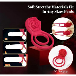 Anillo flor de loto 2 vibrador