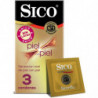 CONDONES SICO PIEL CON PIEL  (SIN LATÉX) 3 PIEZAS