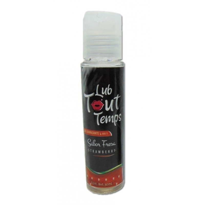 Gel 4 en 1   sabor fresa  lub temps