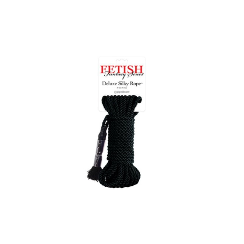 FETISH FANTASY SERIES DELUXE SILK ROPE BLACK