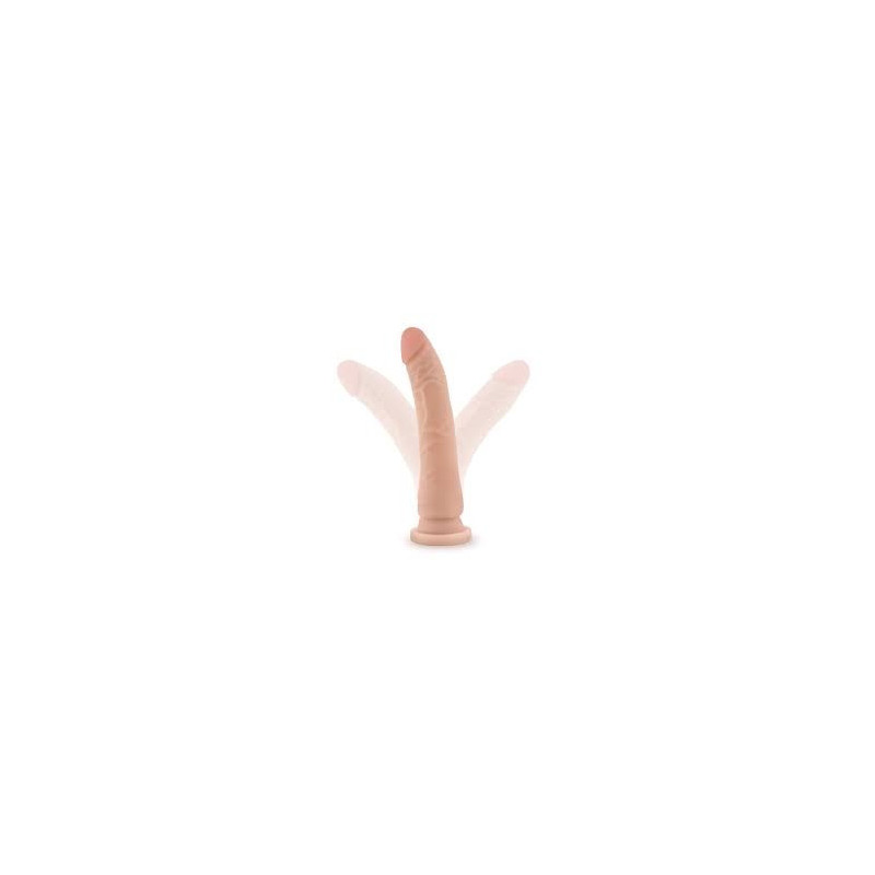 DR SKIN 8.5 BASIC  DILDO SIN TESTICULOS CURVO