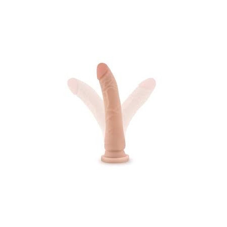 DR SKIN 8.5 BASIC  DILDO SIN TESTICULOS CURVO