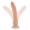DR SKIN 8.5 BASIC  DILDO SIN TESTICULOS CURVO
