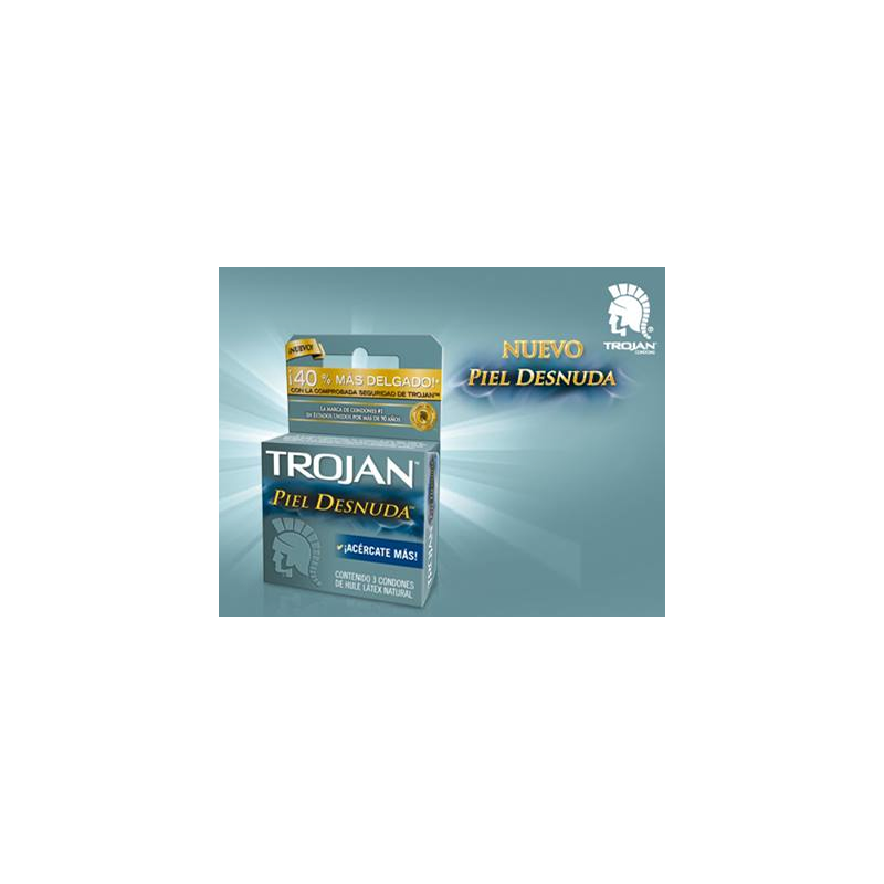 Trojan Piel desnuda caja con 3